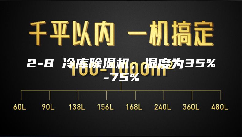 2-8℃冷庫(kù)除濕機(jī)，濕度為35%-75%