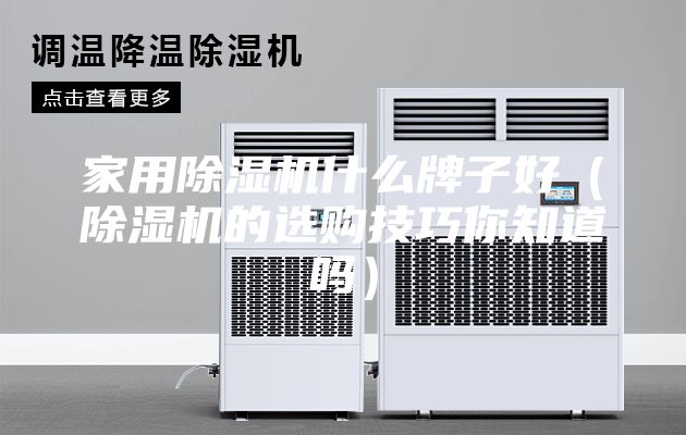 家用除濕機(jī)什么牌子好（除濕機(jī)的選購(gòu)技巧你知道嗎）