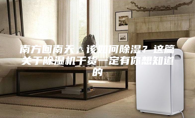 南方回南天，該如何除濕？這篇關(guān)于除濕機(jī)干貨一定有你想知道的