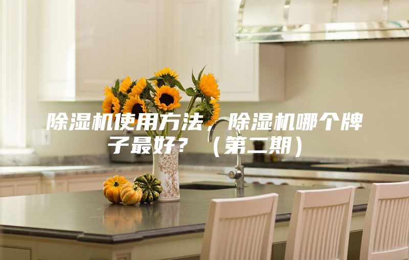 除濕機(jī)使用方法，除濕機(jī)哪個(gè)牌子最好？（第二期）