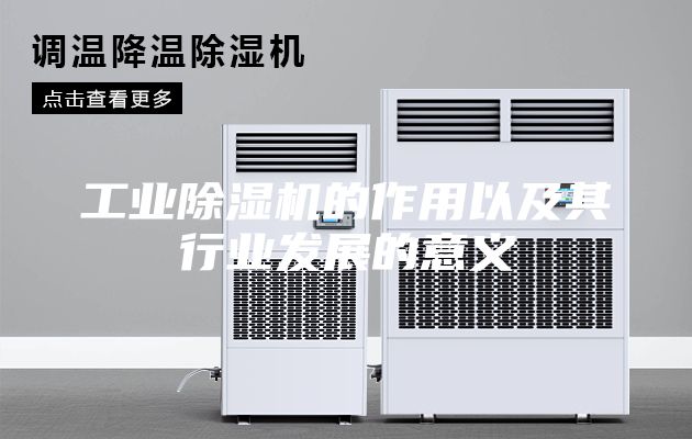 工業(yè)除濕機的作用以及其行業(yè)發(fā)展的意義