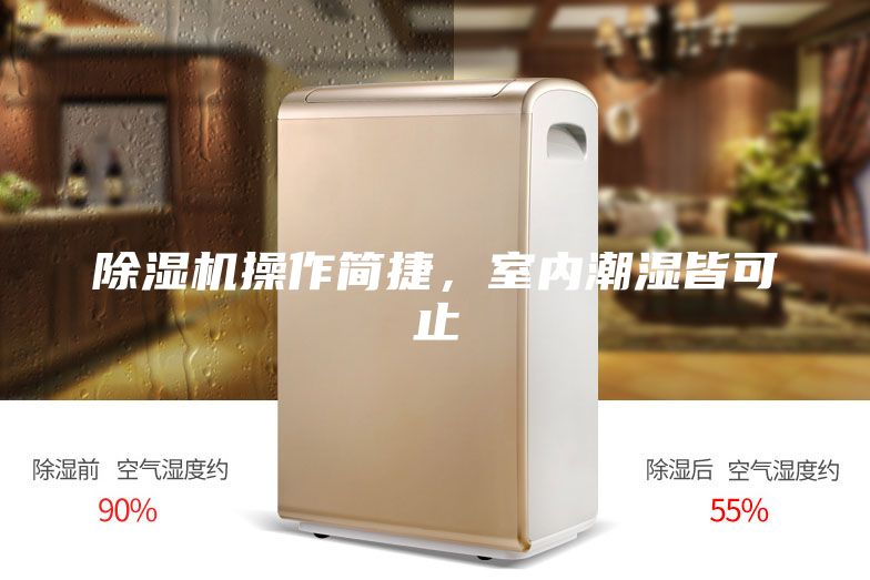除濕機操作簡捷，室內(nèi)潮濕皆可止