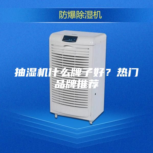 抽濕機什么牌子好？熱門品牌推薦