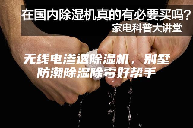 無線電滲透除濕機，別墅防潮除濕除霉好幫手