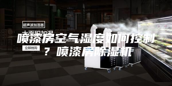 噴漆房空氣濕度如何控制？噴漆房除濕機