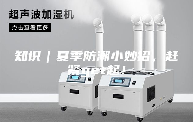 知識(shí)｜夏季防潮小妙招，趕緊get起！