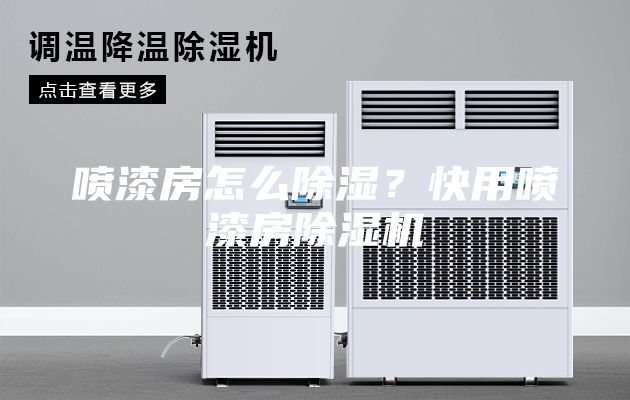噴漆房怎么除濕？快用噴漆房除濕機