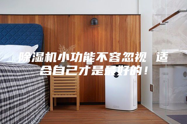 除濕機(jī)小功能不容忽視 適合自己才是最好的！