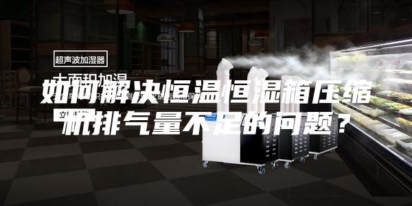 如何解決恒溫恒濕箱壓縮機(jī)排氣量不足的問題？