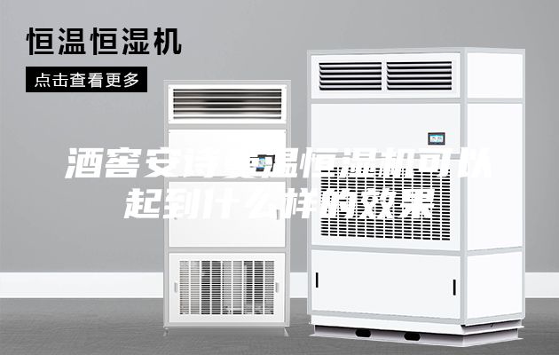 酒窖安詩曼溫恒濕機(jī)可以起到什么樣的效果